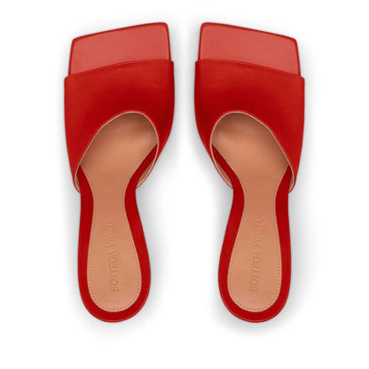 Women's Stretch Heeled Mules