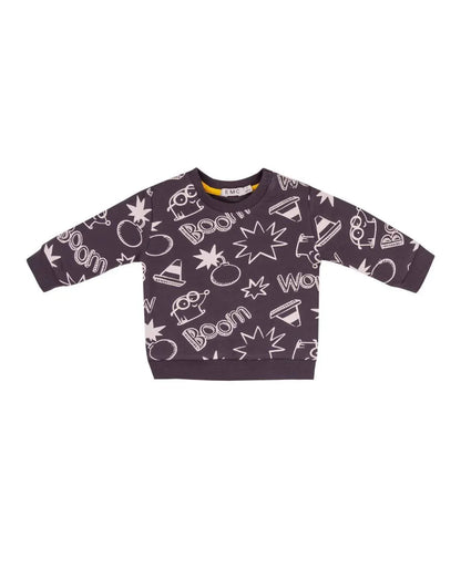 EMC - Boys' Boom Printed Fleece Sweatshirt - Rack Hunt
