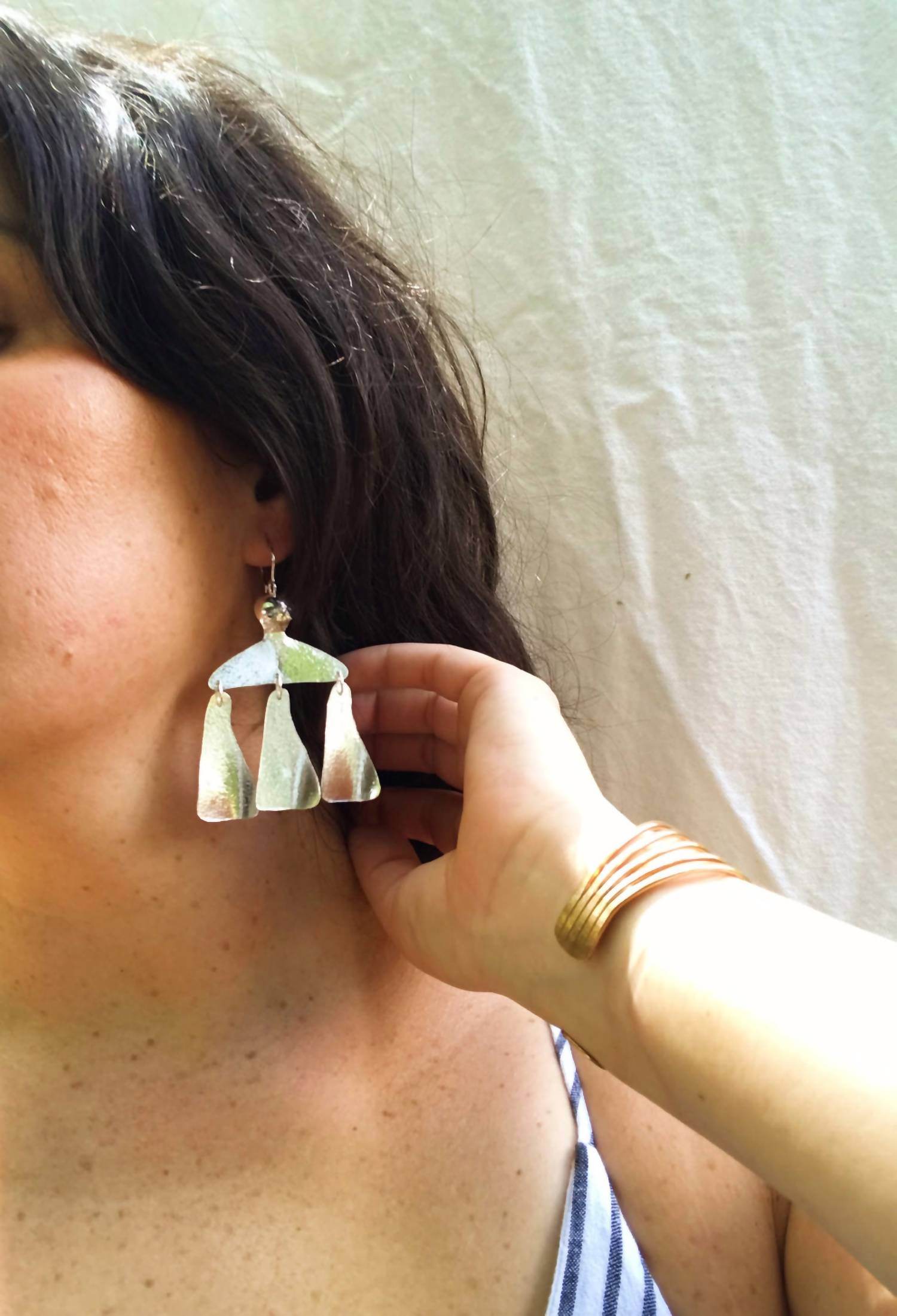 McKinley Mizar - Women's Three Golden Trees Earrings - Rack Hunt -