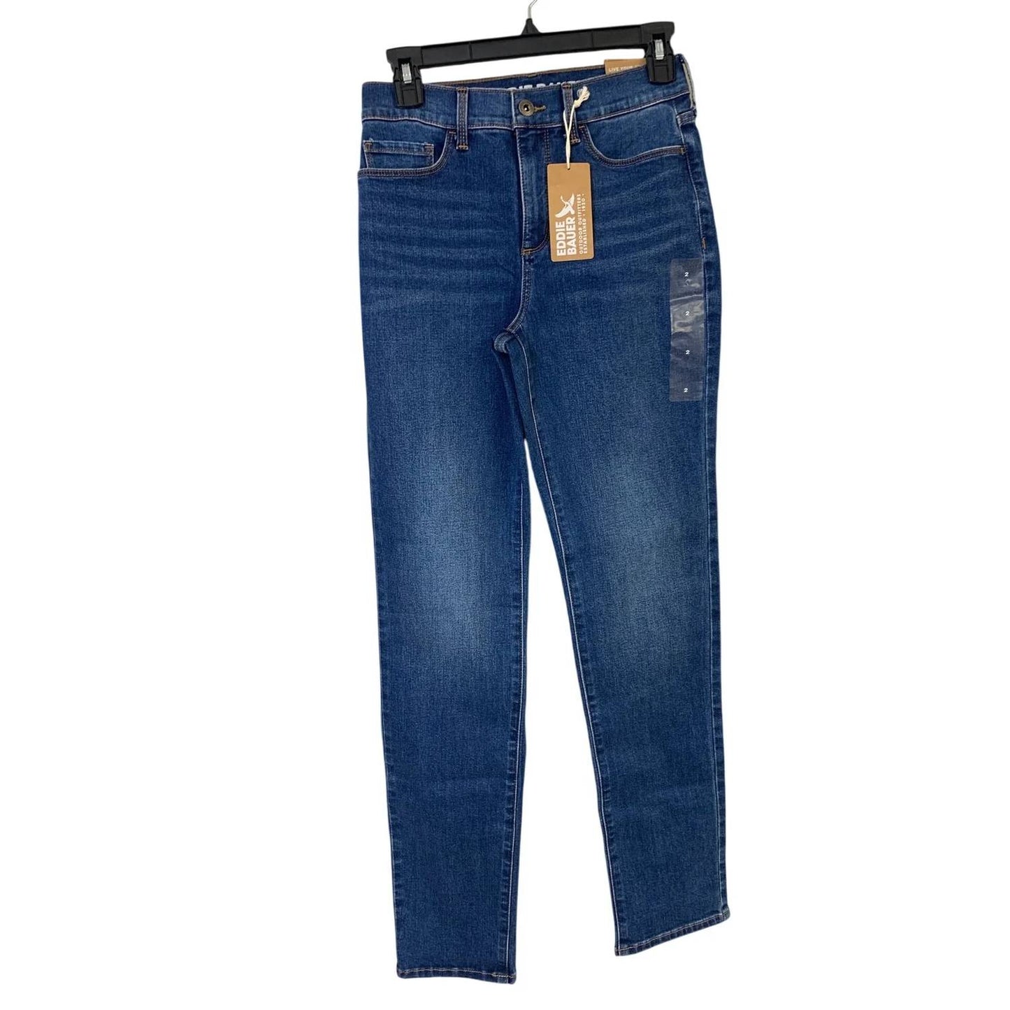 Women's Venture Stretch High-rise Straight Leg Jeans