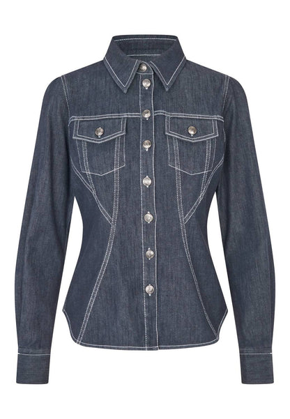 Henadea Denim Top