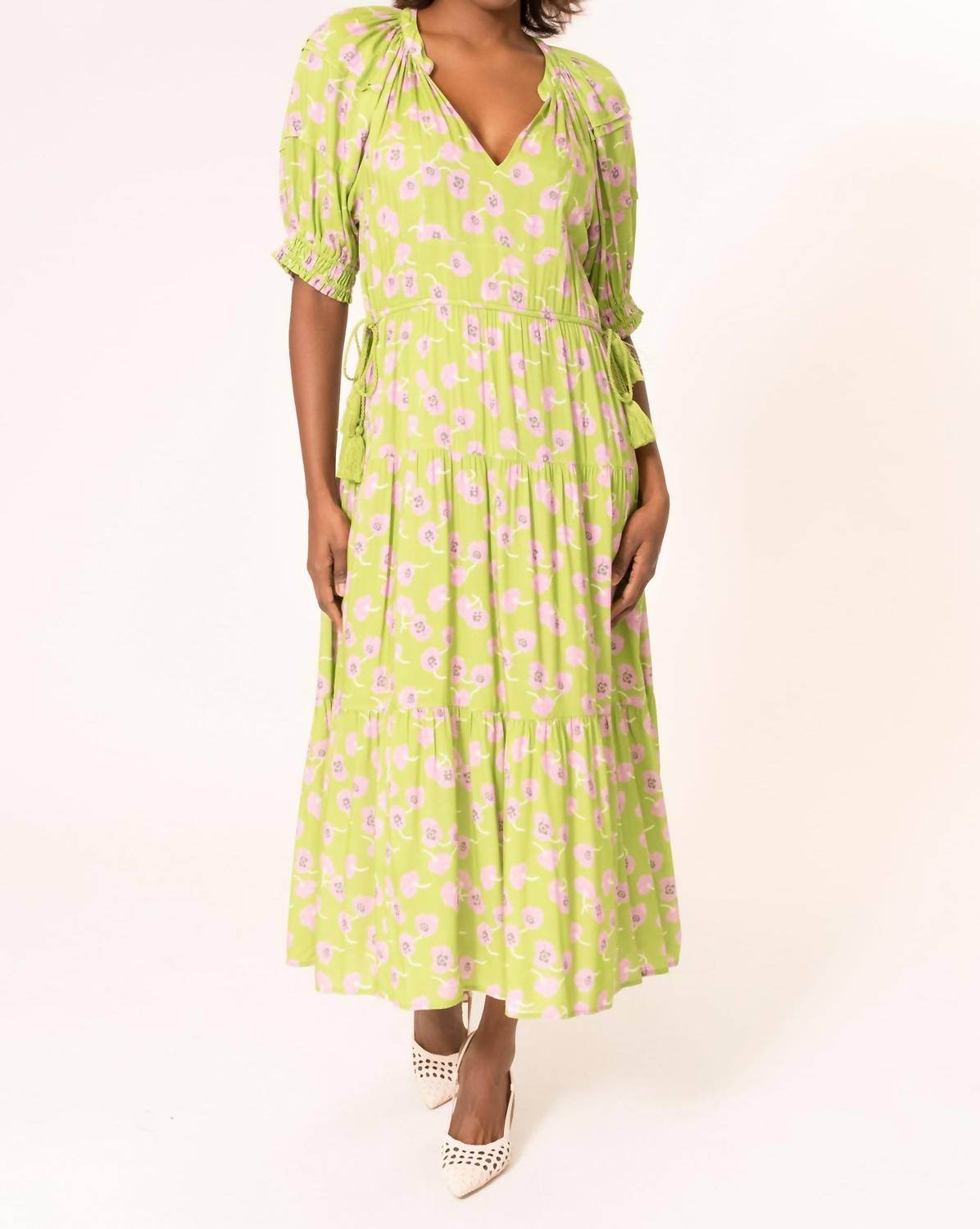 Area Stars - Side Tie Midi Dress - Rack Hunt