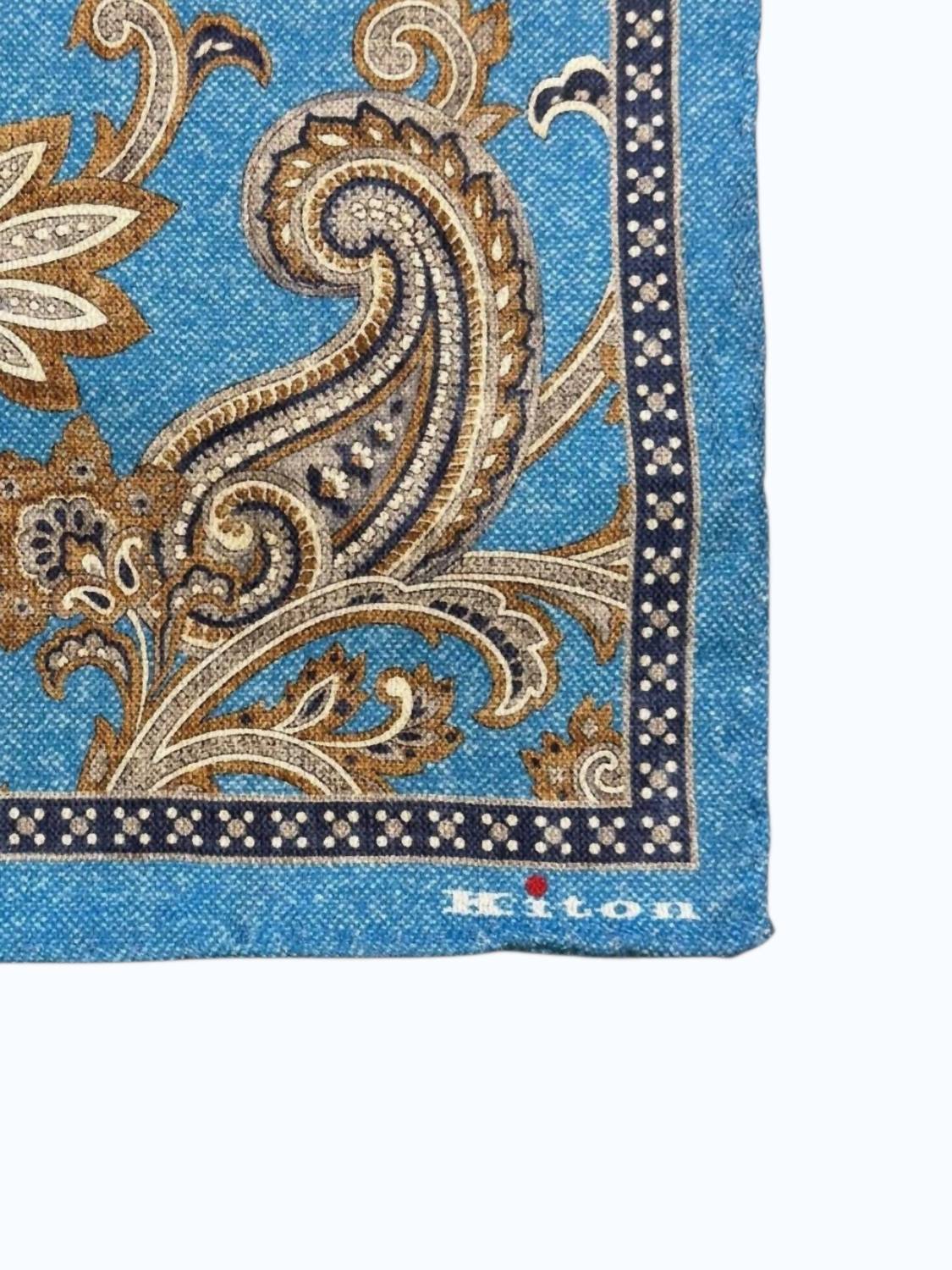 Silk Paisley Pocket Square