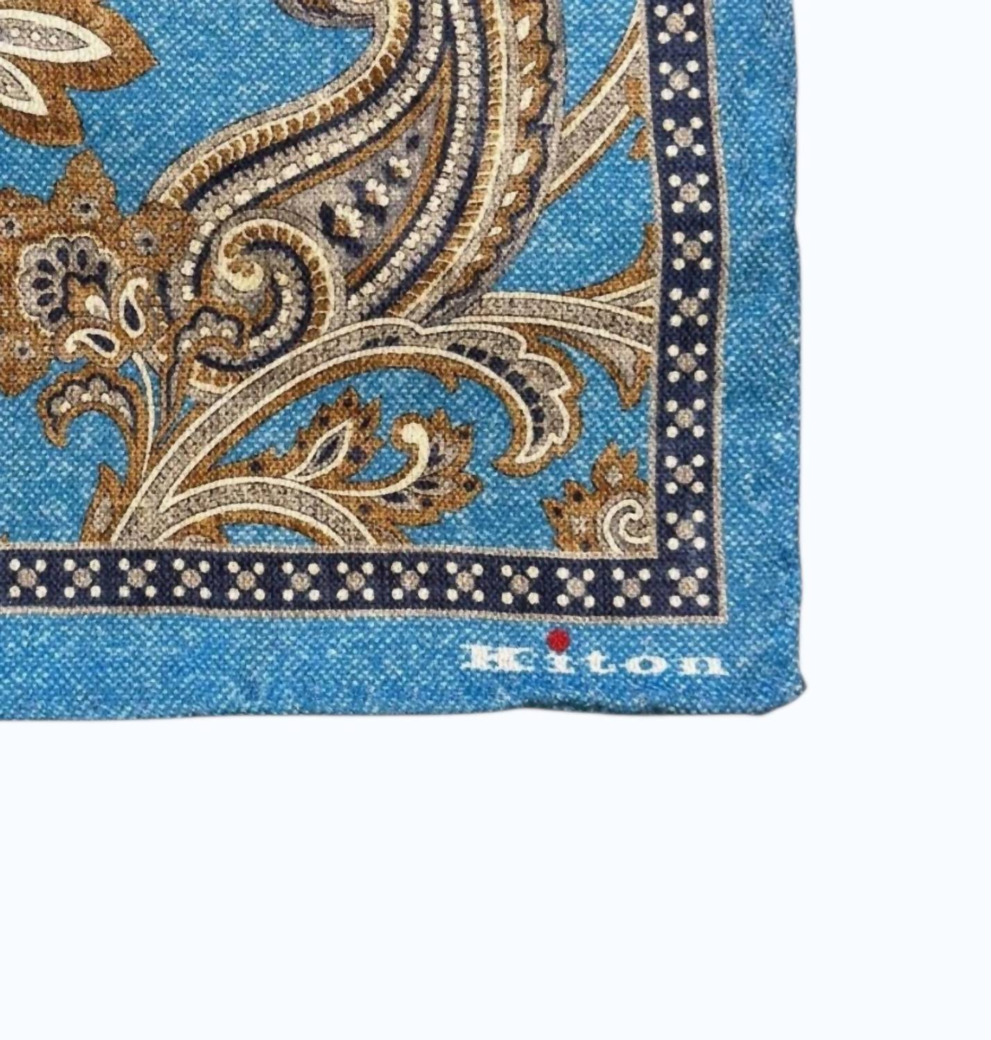Silk Paisley Pocket Square
