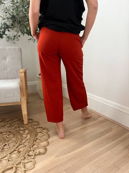 Lucy Wide Leg Stretchy Crop Pants