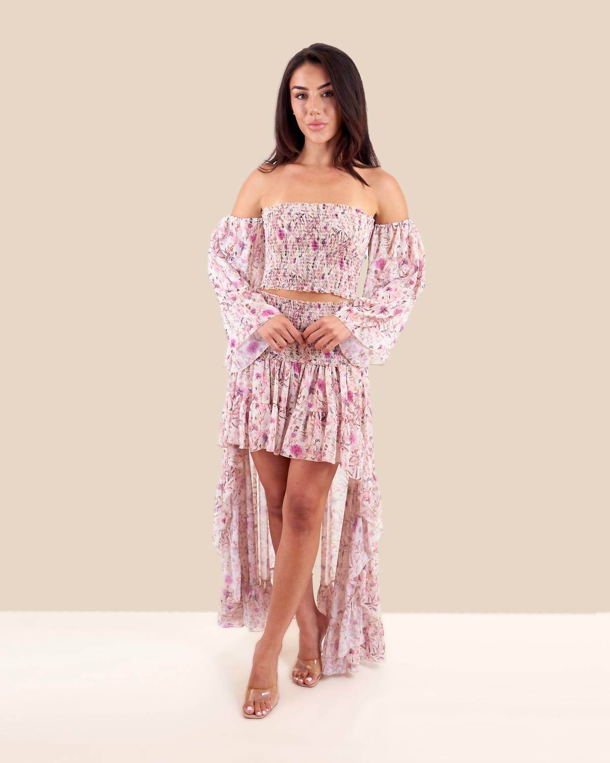 Les Néobourgeoises - Neo Floralia High And Low Skirt - Rack Hunt -