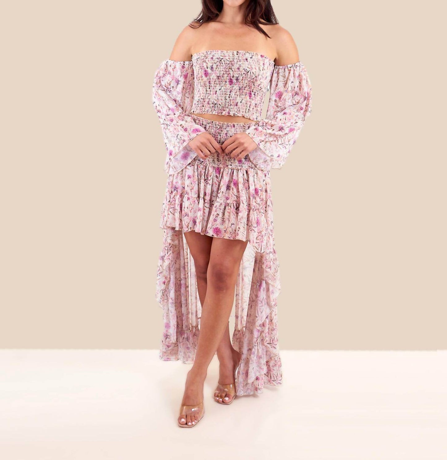 Les Néobourgeoises - Neo Floralia High And Low Skirt - Rack Hunt -