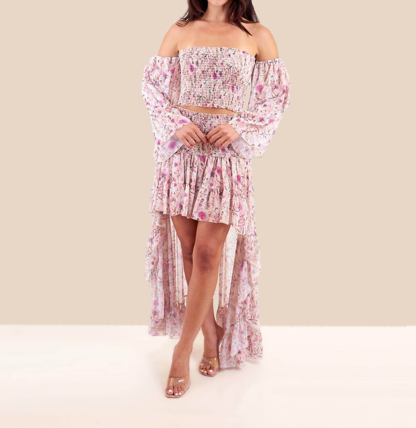 Les Néobourgeoises - Neo Floralia High And Low Skirt - Rack Hunt -