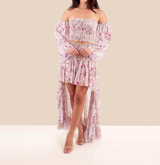 Les Néobourgeoises - Neo Floralia High And Low Skirt - Rack Hunt -