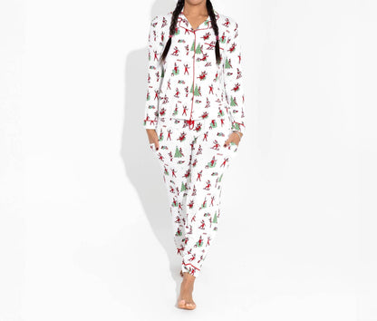Women's The Elf On The Shelf Bamboo Pajama Set