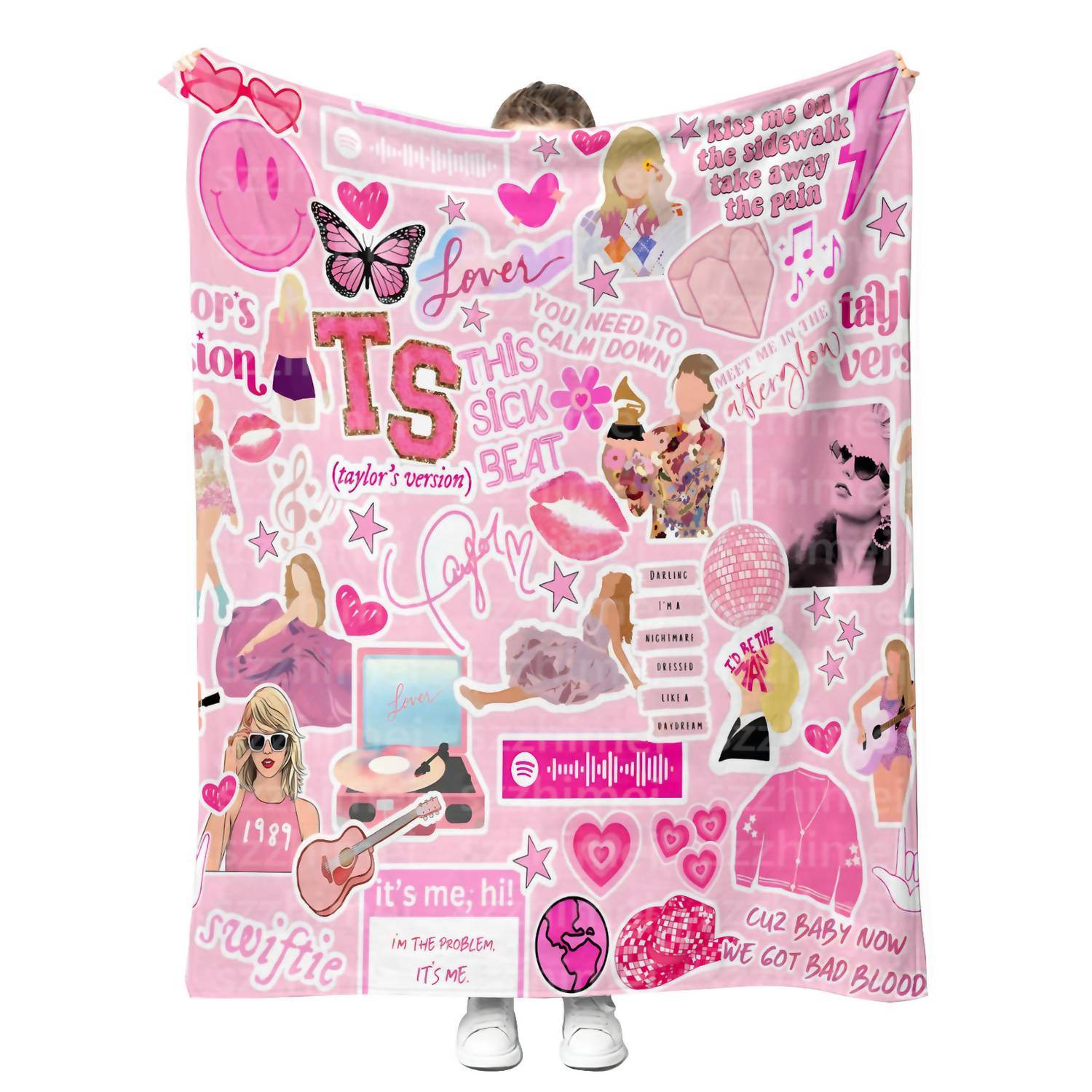 Small Shop - Girls' Eras Tour Music Inspired Plush Throw Blanket - Rack Hunt -