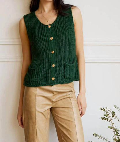 Marguerite Chunky Sweater Vest