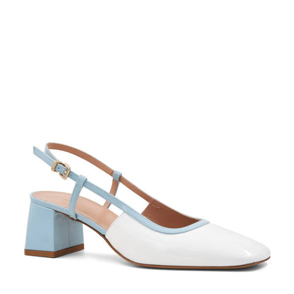 Women's Tasa Slingback Leather Pumps