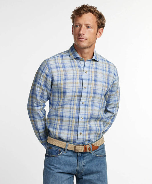 Linen Check Sport Shirt