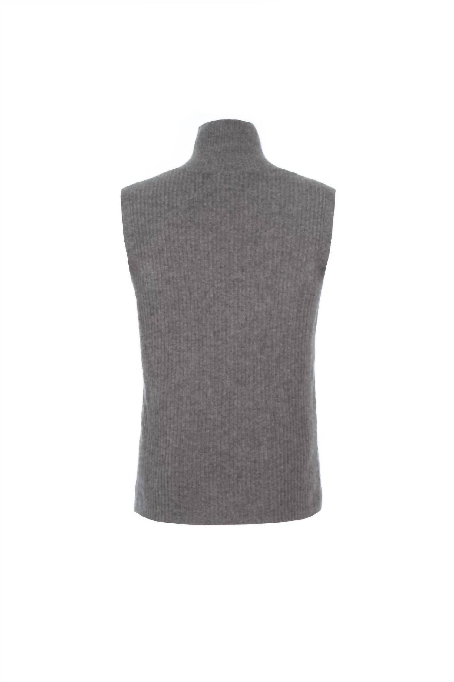 IN/ONE - Nola Cashmere Sleeveless Turtleneck - Rack Hunt -