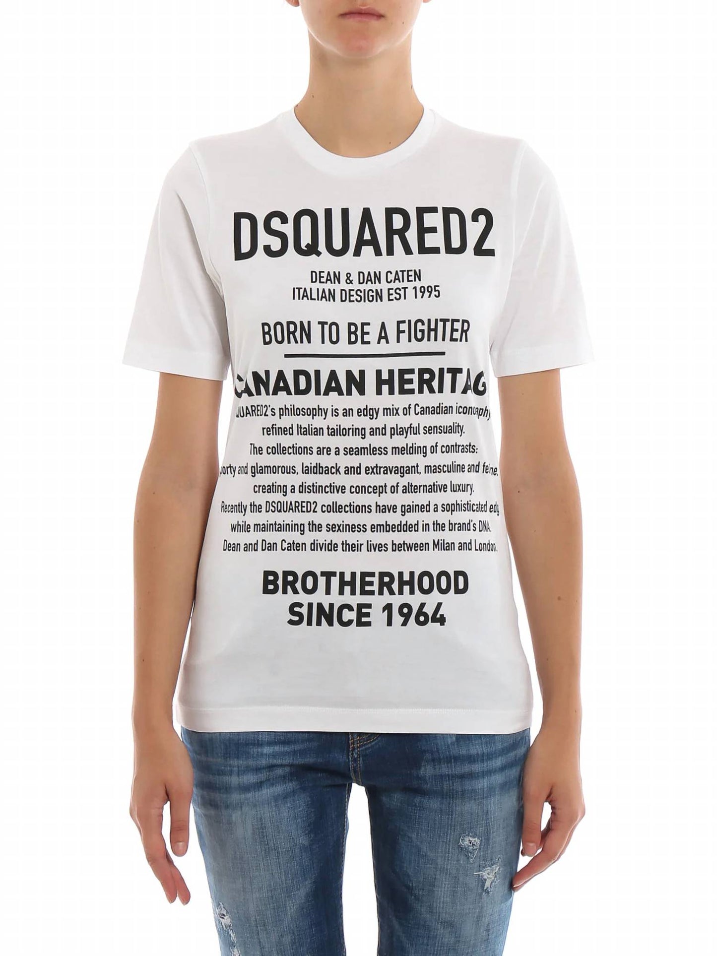 Women's Canadian Heritage Print Cotton T-shirt