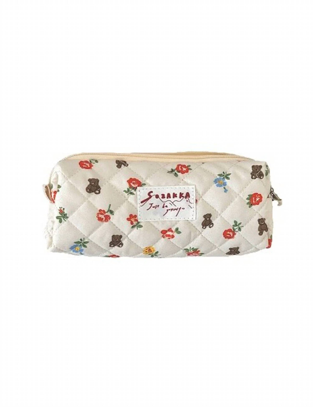 Women's Sweet Floral Printed Cherries Pouch