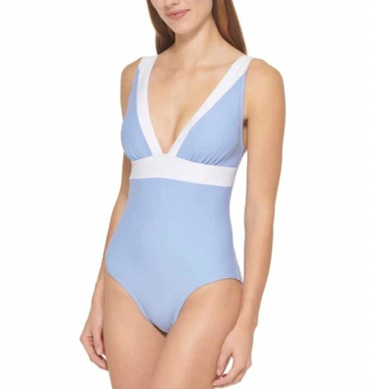 Color Block One-piece Swimsuit