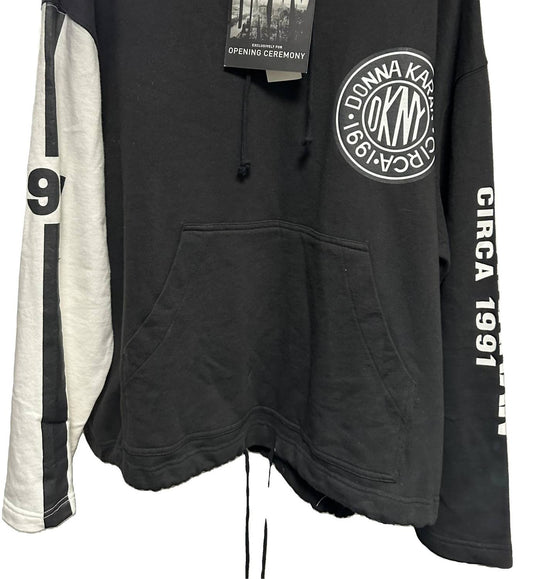 DKNY EXCLUSIVELY FOR OPENEING CEREMONY BLACK HOODIE