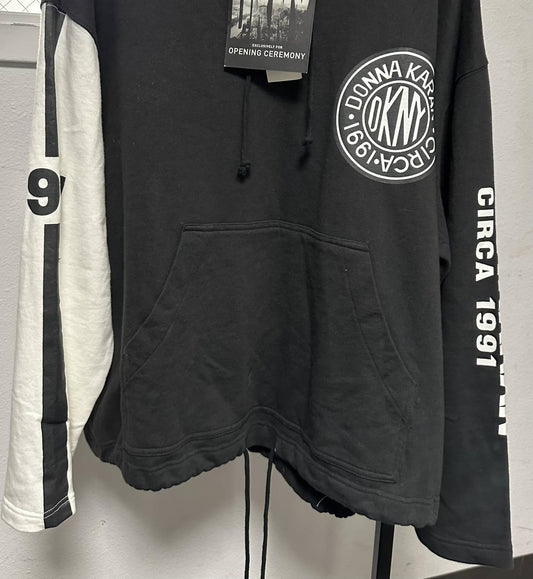 DKNY EXCLUSIVELY FOR OPENEING CEREMONY BLACK HOODIE