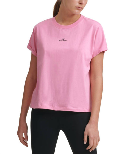 Activewear Sport Cotton Logo T-Shirt