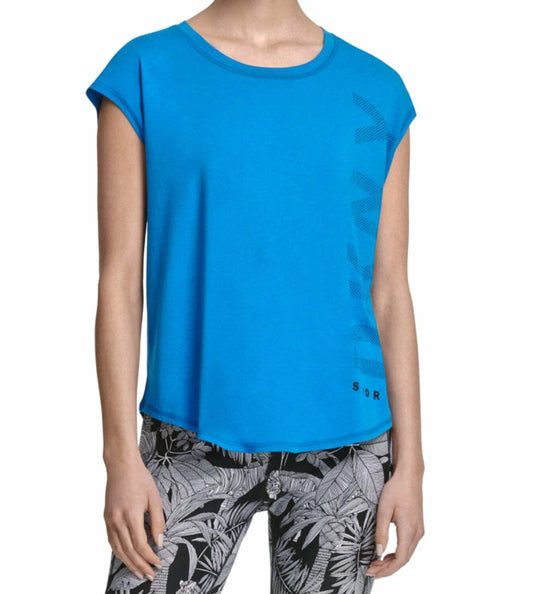 Logo Cap Sleeve T-Shirt