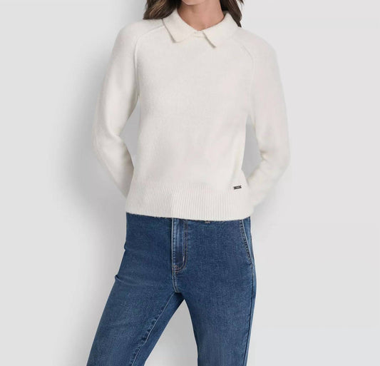 Polo Sweater Pullover - Petite