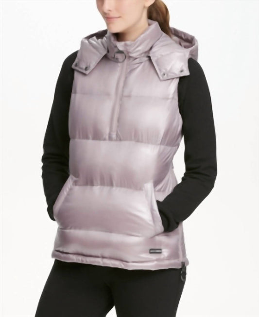 Sport Quarter Zip Hooded Vest