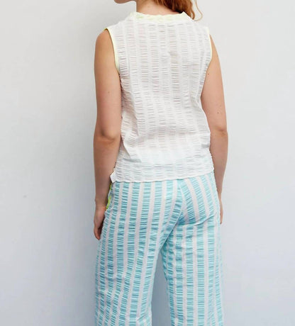 Mint Sleeveless Top