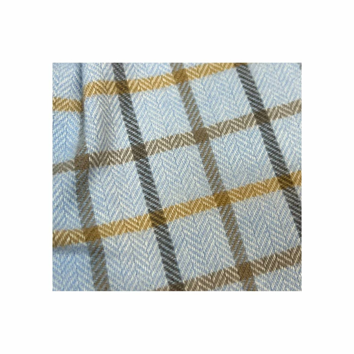 Boys Two-Piece Plaid Overall With Stitching Onesie