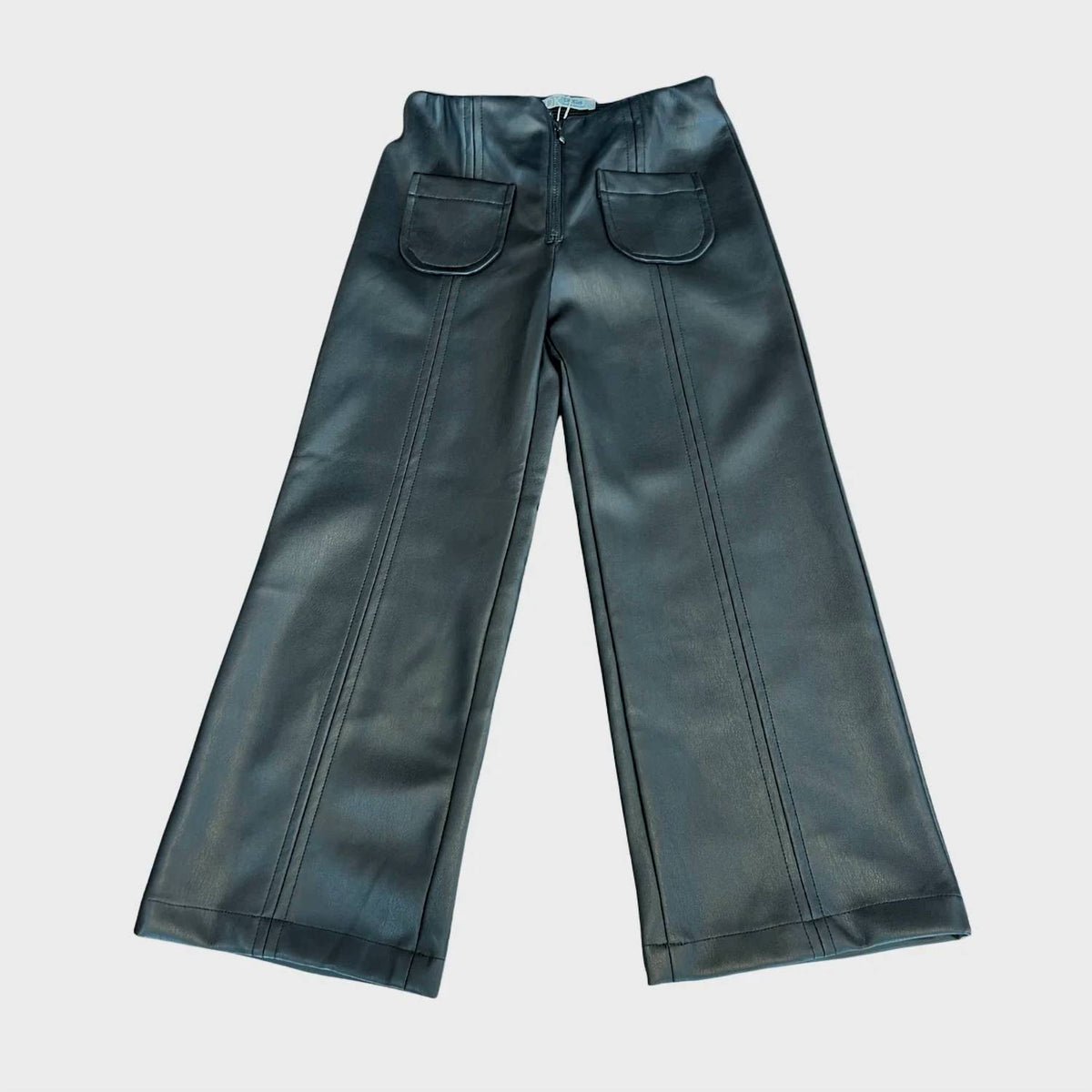 Girls Faux Leather Pants