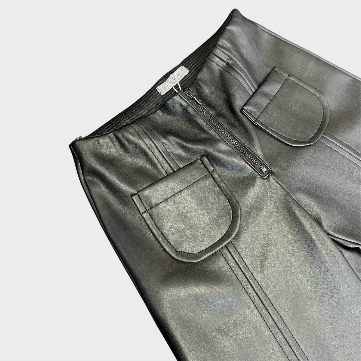 Girls Faux Leather Pants