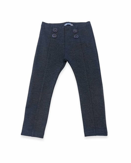 Girls Paris Pants With Velvet Buttons