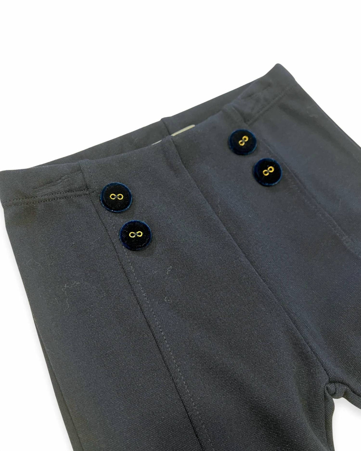 Girls Paris Pants With Velvet Buttons