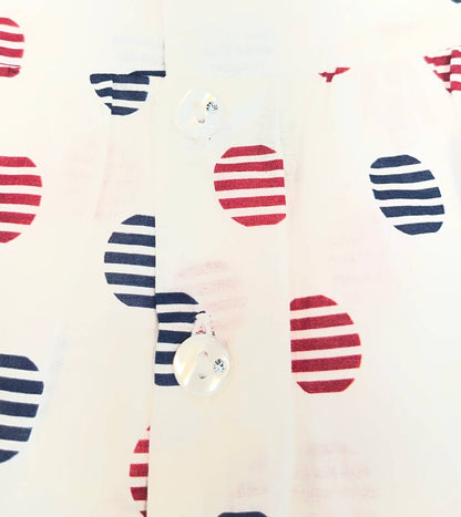 Girls Two-Piece Dot Top With Matching Pants