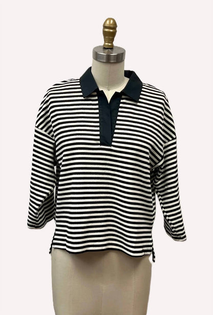 Safron Three Quarter Sleeve Top