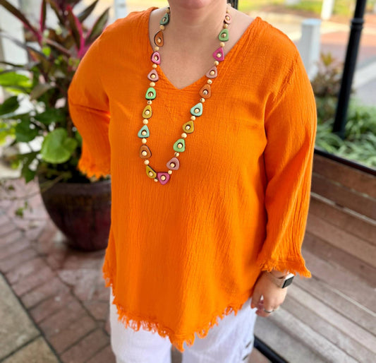 Palla Fringe Top