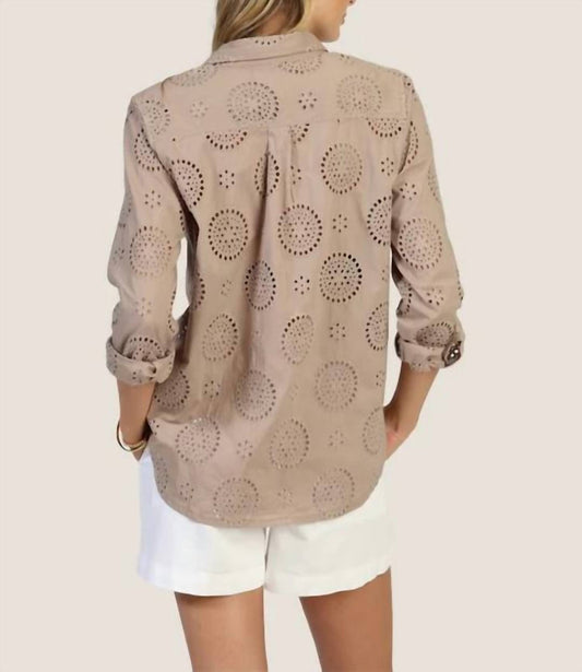 Elle Button Up Top