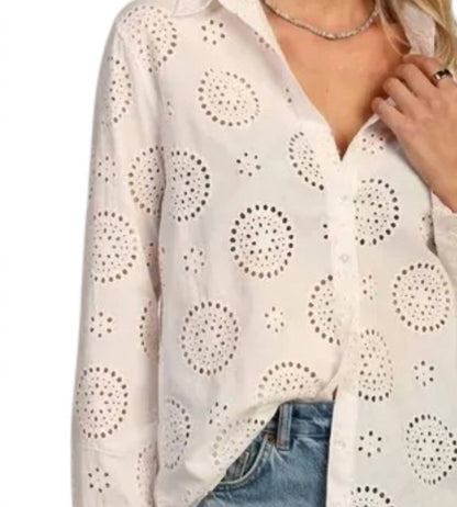 Elle Button Up Top