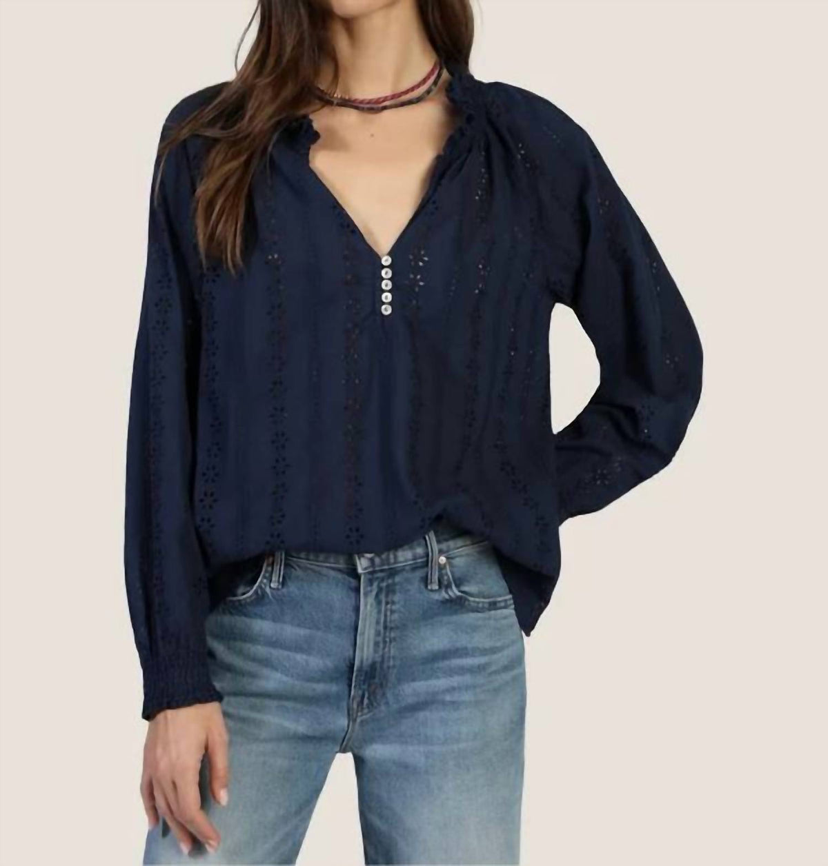 Talulah Eyelet Blouse