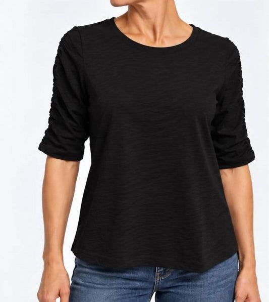Isla Ruched Sleeve Top