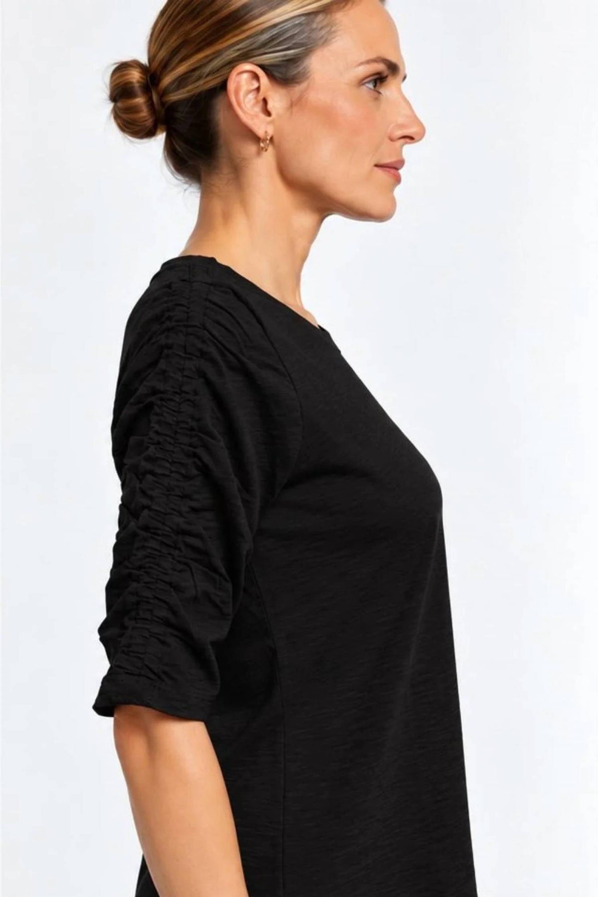 Isla Ruched Sleeve Top