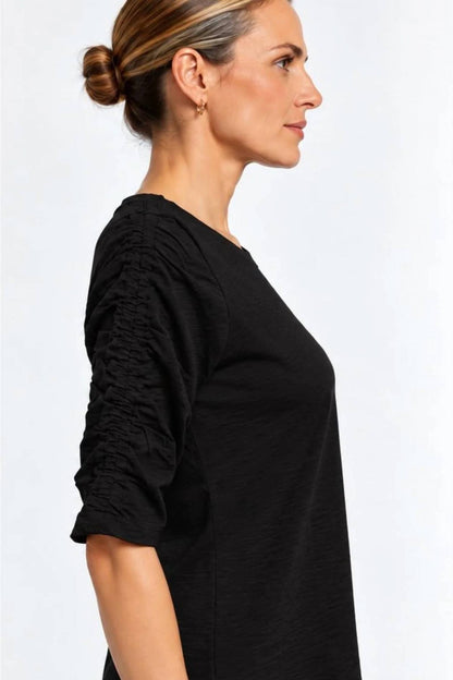 Isla Ruched Sleeve Top