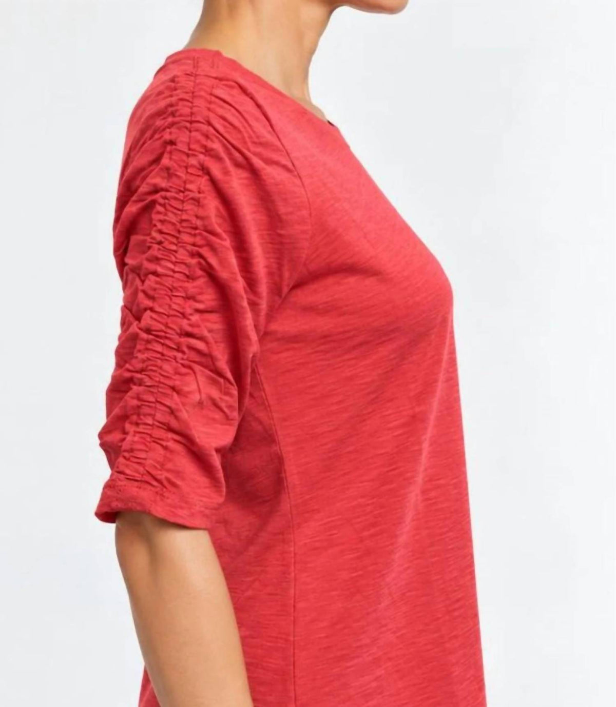 Isla Ruched Sleeve Top