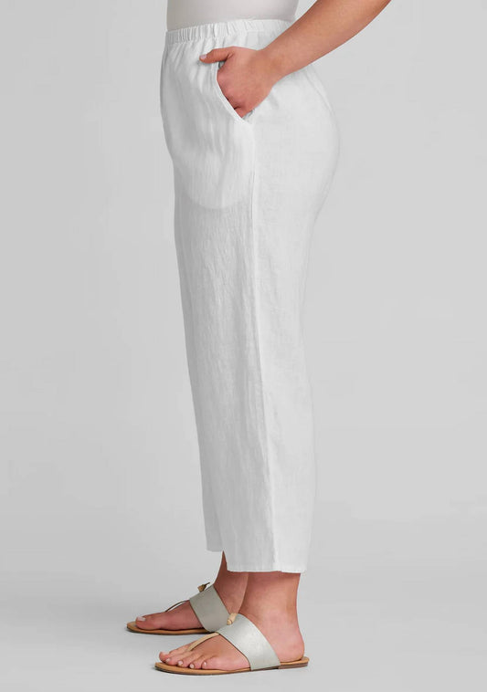 Linen Wide Leg Flood Pants