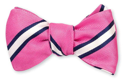 R. Hanauer - Men's Butler Stripe Bow Tie - Rack Hunt -