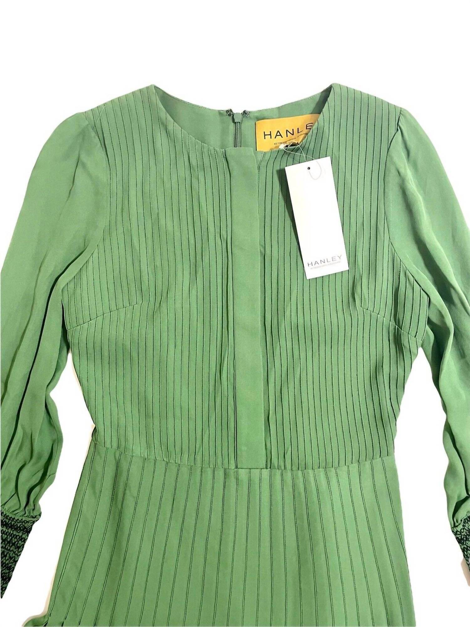 Hanley Mellon - Silk Pleated Mini Dress - Rack Hunt