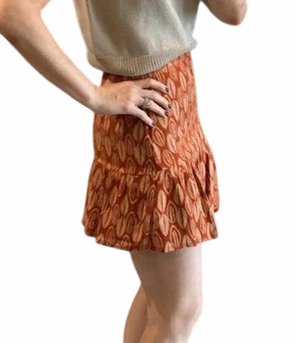 Osamore - Printed Ruffle Skirt - Rack Hunt