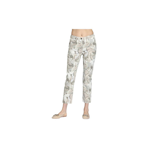 Distressed Raw Hem Trouser Jean