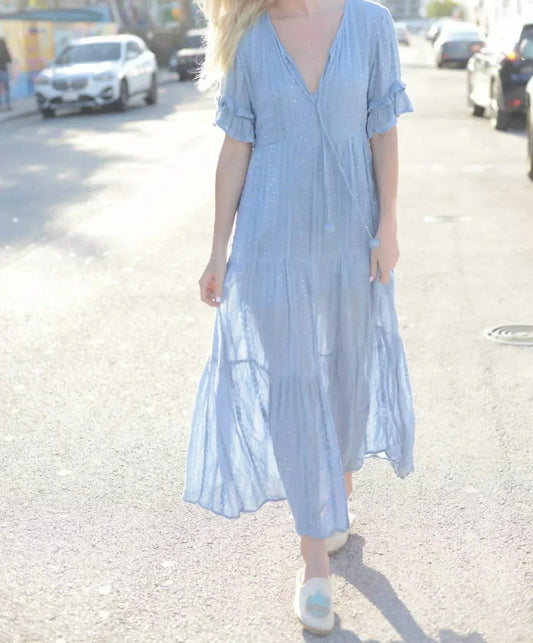 Tarifa Soul - Periwinkle Shimmer Dress - Rack Hunt